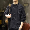 #SY-G603# Heavyweight lazy style knitted sweater