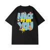 #HS-DT2028-2# Trendy Casual short-sleeved T-shirt