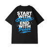 #HS-DT2173# Trendy Casual Short-Sleeve T-Shirt