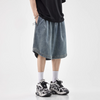 #DSA009-1-DK613# Trendy casual denim shorts