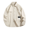 #TC-Z161# American retro corduroy lapel long-sleeved shirt Size:M