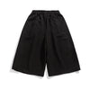 #M-K205# Japanese-style cotton and linen eight-inch pants