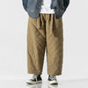 #M-K172# Thickened belt, loose lantern pants, cotton pants