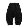 #M-K201# Japanese-style cotton and linen eight-inch pants