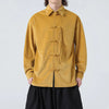 #WSY-QT7008-A693# Button-up fine fleece long-sleeved jacquard shirt