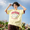 #NT-NU285#美式潮牌小狗刺繡短袖T恤