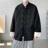 #M-JK47# Loose stand-up collar solid color Zhongshan jacket