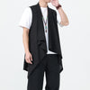 #C229-Y1091# Japanese irregular cotton and linen cardigan