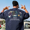 #NT-NU056# Heavyweight floral embroidered letter Short-sleeved T-shirt