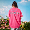 #NT-NU100# Dog and Dachshund Embroidered short-sleeved Couple T-shirts