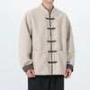 #M-JK84# Solid color cotton-padded jacket with fleece buttons