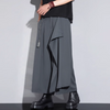 #788-M165# Trendy cotton and linen wide-leg pants