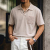 #BN-BNT8220-ST# American pearl Polo shirt short-sleeved shirt