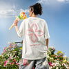 #NT-NU309#美式潮牌四葉草刺繡短袖T恤