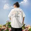 #NT-NU056-2#美式潮牌花卉刺繡短袖T恤