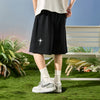 #NT-NU587#WAIKO Trendy Embroidered Eight-Pointed Star Shorts