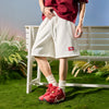 #NT-NU588#WAIKO Retro Embroidered Label Shorts