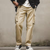 #MD-TS2007041# Workwear American retro khaki tapered mountain army pants