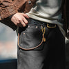 #MD-TW2107125# American retro pure black mid-waist jeans wash thin