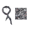 #MD-TS2101087# Retro Tattoo Hundred Tigers Square Scarf Buckle Jewelry