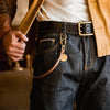 #MD-FXTW2207212# Tooling American retro black denim jeans