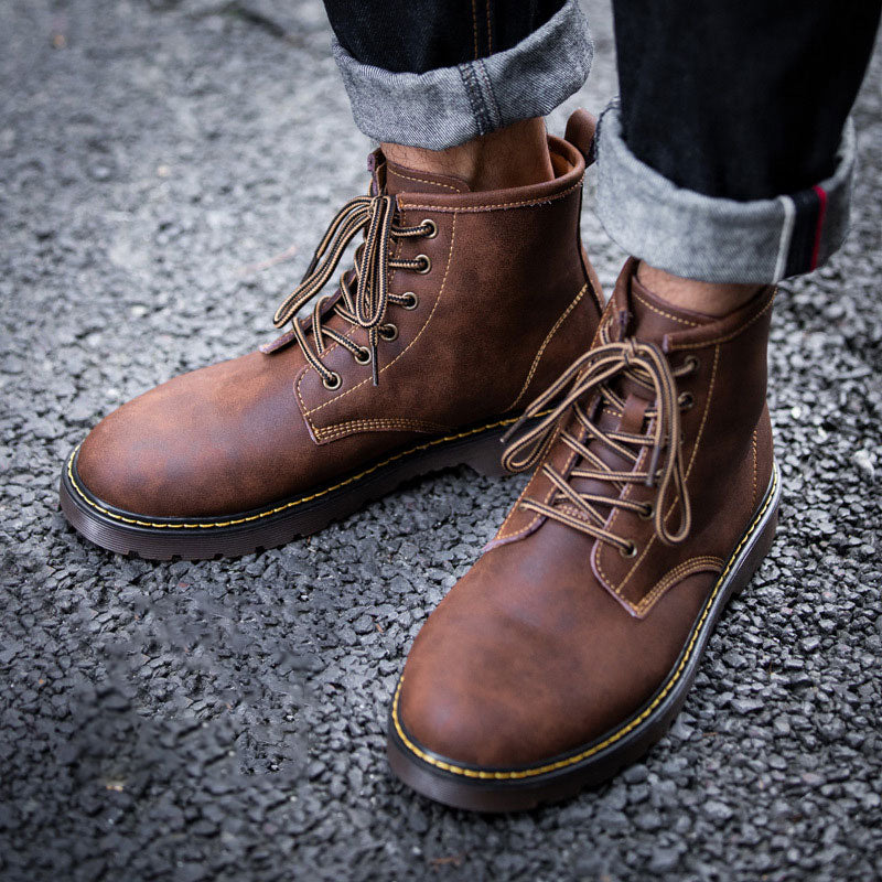Md Boota #MD-1908051# Men's Martin boots mid boots