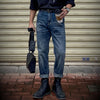#DBN-XY-6801# 美式秋季復古牛仔褲