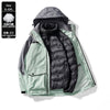 #TL-708688# Couple three-in-one detachable down jacket