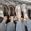 #SH-579# Rainbow Braided Sandals